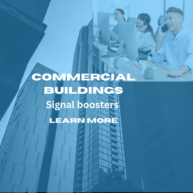 commercial building signal booster