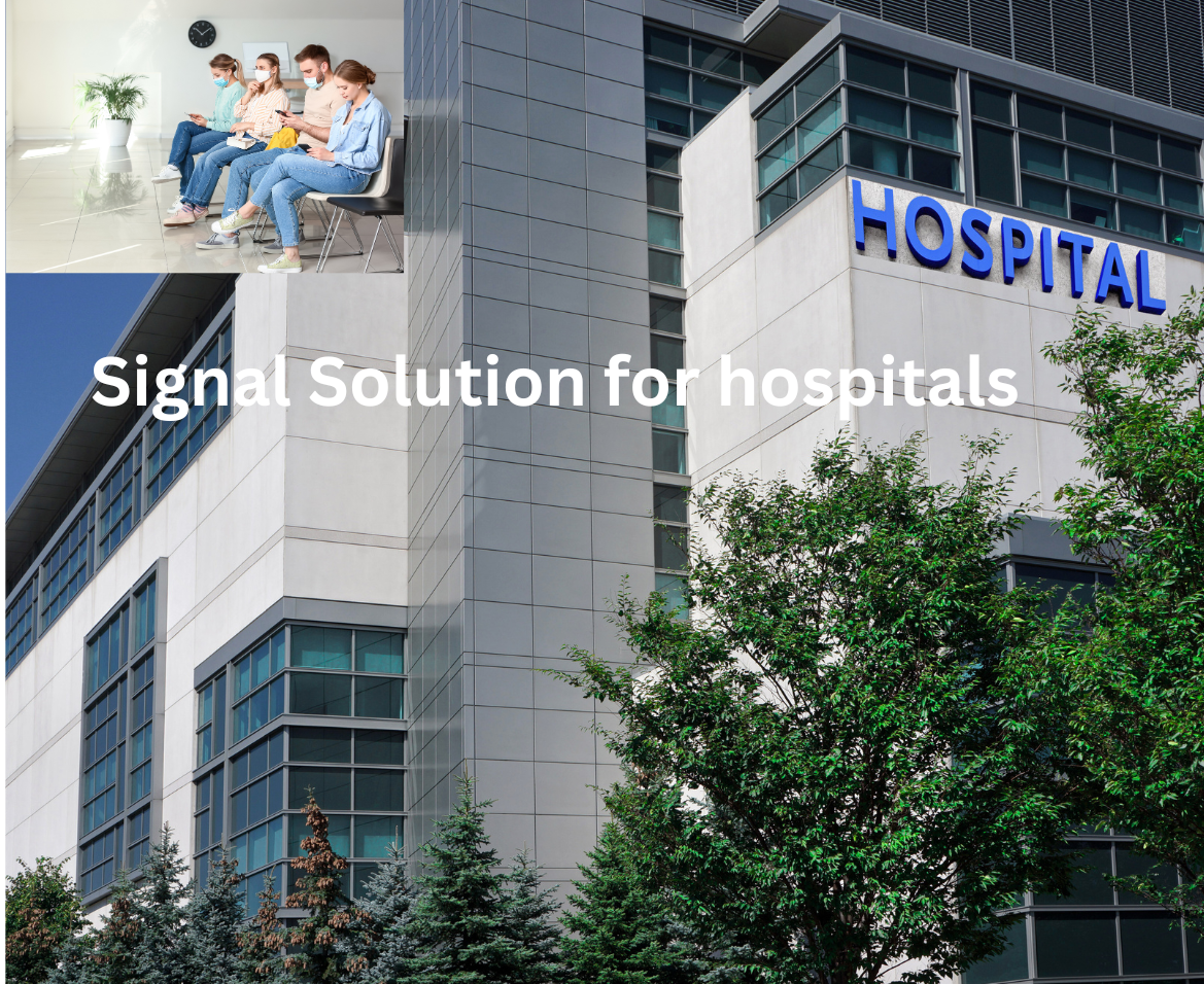 Hospital signal boosters